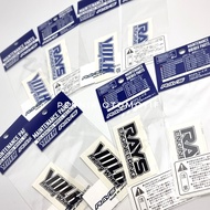 Rays Volk Racing TE37 OG Wheel Sticker Set Rim Sticker Decal Original Original Japan Official Gear