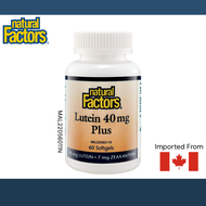 Natural Factors Lutein 40mg Plus LuteinRich Lutein 40mg + Zeaxanthin 7mg Eye Health