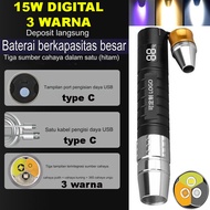 SENTER TURBO / senter 3 warna senter nitecore gem8 UV ungu putih kuning senter detektor senter uang 