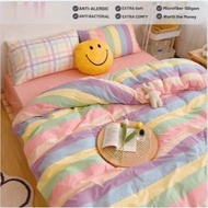 Bedcover Bed Sheet Set 90x200 120x200 160x200 180x200 200x200 V5K9