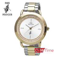 Paris Polo Club นาฬิกาข้อมือผู้หญิง สายสแตนเลส รุ่น PPC-230303