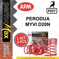 APM PERFORMAX Perodua Myvi D20N 2018 - Present Lowered Sport Spring