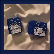 克萊因藍卡通貓咪airpods1/2代保護套蘋果無線藍牙耳機3代Pro新版