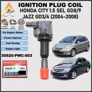 30520-PWC-003 HONDA CITY 1.5 SEL GD8/9, JAZZ GD3/4 (2004-2008) IGNITION PLUG COIL AIRWAVE VTEC L15A 