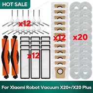 Compatible for Xiaomi X20 Plus / X20+, Xiaomi X10 Plus / X10+ Accessories Bags Hepa Filter Mop Cloth