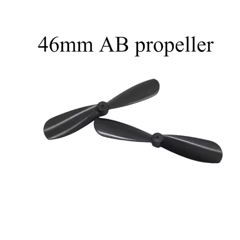 46mm AB Propeller Technical Creative Airplane Special Nylon Propellers for 0.8mm Shaft Coreless Moto