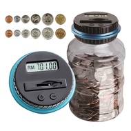 Digital Ringgit Coins Box Piggy Bank Coin Savings Counter LCD Counting Money Jar Change Bottle Tabung Budak TABUNG DIGITAL 马来西亚硬币存钱罐