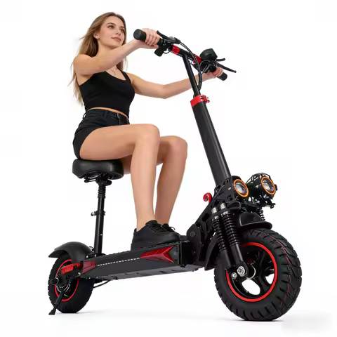 [1 Year Warranty]Adult 11” Off Road 1200W Electric Scooter Rear Motor Powerful 50-55KM/H E Scooter, 