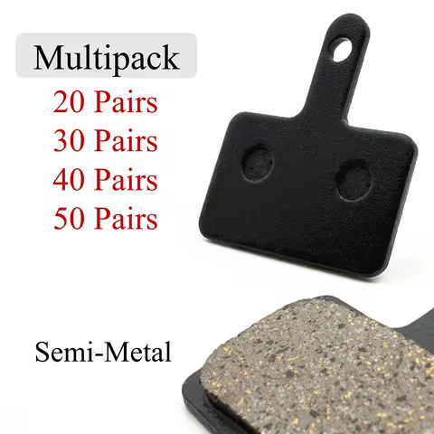 20/30/40/50Pairs Semi-Metal Bicycle / E-Bike / E-Scooter Disc Brake Pads For Shimano B01S B03S, XOD 