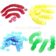 [iaywgg] 100Pcs Kids Educational Counting Math Science Bingo Chips for Learning Card Games