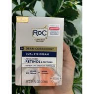 RoC Derm Correxion Dual EYE Cream Advanced Retinol & Peptides GENUINE STANDARD PRODUCTS