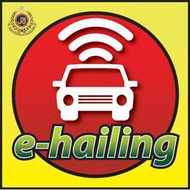 E-hailing Sticker for GRAB/Mycar/EzCab/Maxim/Gojo (Pelekat kenderaan e-hailing)
