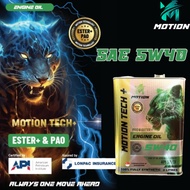 MOTION 5W40 Ester PAO API SP Formulated Fully-Synthetic Engine Oil 4L