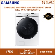 SAMSUNG WASHING MACHINE FRONT LOAD 17KG WF17T6000GW/FQ