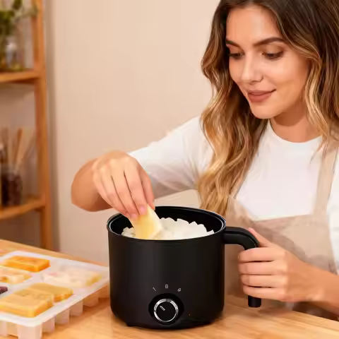 1.5L Wax Melting Pot Candle Wax Melting Device 3 Level Temperature Adjustment Electric Non-stick Can
