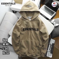เสื้อสเวตเตอร์มีฮู้ด Essentials fear of god hoodie สำหรับผู้ชายและผู้หญิง