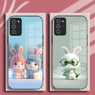 Samsung NOTE 20, NOTE 20 PLUS, NOTE 20 ULTRA Funny Rabbit Glass Case, New Version