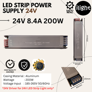 LED STRIP LIGHT POWER SUPPLY 12V 24V 60W / 100W / 200W SLIM LED DRIVER