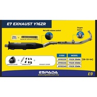 EKZOS EXHAUST MUFFLER RACING ESPADA E7 CUTTING STANDARD Y16 Y16ZR 28MM 30MM 32MM