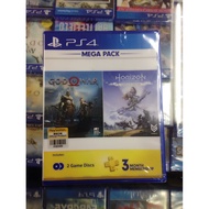 PS4 MEGA PACK [GOD OF WAR + HORIZON ZERO DAWN] - 2 GAME DISCS