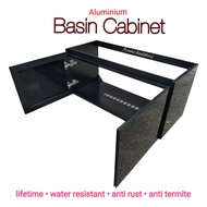 [PRE-ORDER]Basin Cabinet/Aluminum Basin Cabinet/Bathroom Storage/Bathroom Cabinet/Basin For Contractor/Basin Countertop/Basin Tabletop Use/Bathroom Shelves/Kabinet Basin (ETA:2022-02-22)