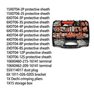 QXLM Deutsch Boxed Domestic Waterproof Automotive Electronics Car Connector DT04-2P DT06-2S
