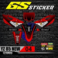 Sticker Striping Lis Variation Trail Bebek Modif YZ NEW 85 Design gtx bebek modif bebek racing NEWES