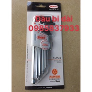 Hexagon set of 9 long ball heads TMS-9 Eight Japan