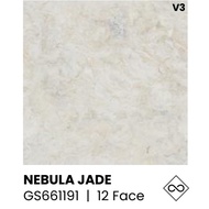 Granit Glossy Motif Marmer Cream Nebula Jade Ukuran 60x60 By Sunpower