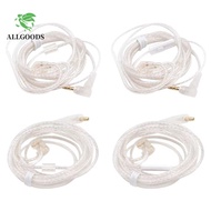 ALLGOODS KZ Earphones Cables, Silver Plated 3.5MM 2PIN KZ Headphones Wire, Portable Audio Upgrade Ca