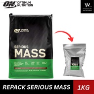 ON Serious Mass 1Kg Chocolate [Repack/Trial] - Mass Gainer,Mass Protein,Bulking,Weight Gain