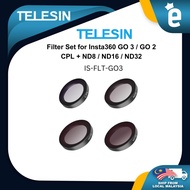 TELESIN Filter Set for Insta360 GO 3 / GO 2 CPL + ND8 / ND16 / ND32