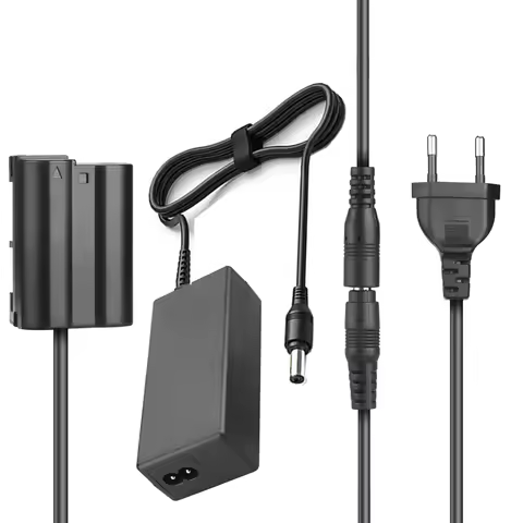 EN-EL15 Dummy battery with AC Power Adapter Charger Kits for Nikon D800 D810 D500 D600 D610 D750 D70