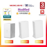 Mercusys MB110-4G MB112-4G MB130-4G Sim Card Router 300 Mbps Wireless N 4G LTE Dual Band Router Unli