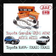 555 Japan Tie Rod End Set - Toyota Corolla AE92 AE101 AE111 EE80 Rav4 SXA10 SXA11