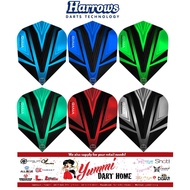 HARROWS DART FLIGHT - VIVID DESIGN (6 COLOURS AVAILABLE)