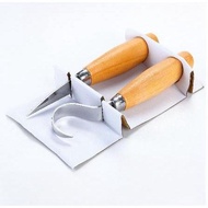 Pisau Dapur Pisau Potong Kayu Pisau Ukir Kayu Model U Tatah Ukir Kayu Satu Set Pisau Kerajinan Pisau