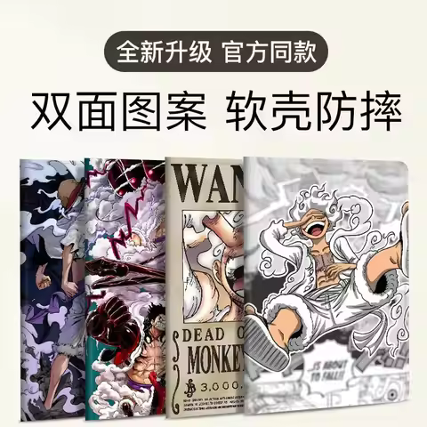 One Piece Anime Character Monkey D Luffy New IPad Case 2022 Pro20/21 All-inclusive Air4/5 Silicone M