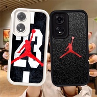 Z-39 J-jordan logo White Black Case Casing for OPPO A58 A18 A38 A60 5G Case