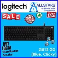 (ALLSTARS : We are Back) Logitech G512 GX Carbon Mechanical Gaming Keyboard  (Warranty 2years with Kaira / BanLeong)