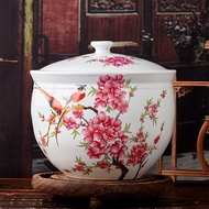 Gốm Sứ Jingdezhen Hạnh Phúc 10kg 20kg Hộp Đựng Gạo Gốm Sứ Có Nắp Chai Lưu Trữ Thực Phẩm Kiểu Trung Q