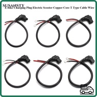 SUSANSTY E-bike Charging Plug Accessories Cable Wire Connector 6 Styles T Type Cable