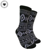 Oldschool Men's Long Socks - Long Thick Tribal Pattern Men's Socks
