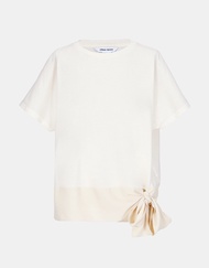 URBAN REVIVO Pure Cotton Short-Sleeved T-Shirt Women Slim-Fit Slimmer Look Niche Top Summer for women 2023
