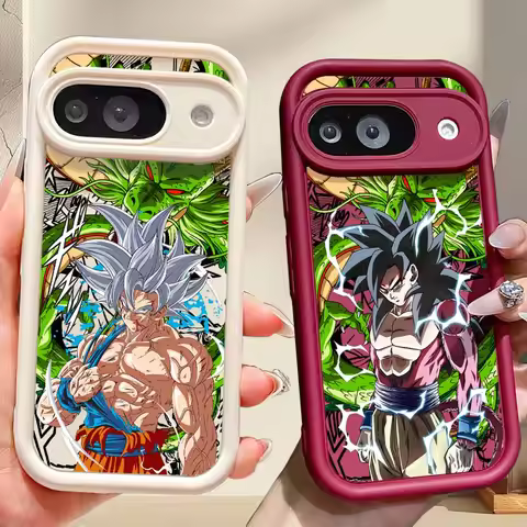 D-Dragon B-Ball Saiyan Cover For Google Pixel 10 9A 9 8A 8 7A 7 Pro XL Eyes Ladder Lanyard Soft Cool