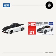 Takara Tomy Abarth 124 Spider No 21 Scale 1/57 Collectible Diecast Car