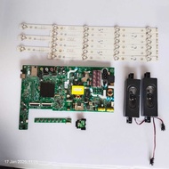 43E2A11T SKYWORTH 43" TV MAIN BOARD, POWER BUTTON,  SPEAKER AND BACKLIGHTS