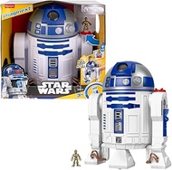 Fisher-Price Imaginext HXG52 Star Wars Toy R2-D2 (Approx. 44 cm High) with Lights, Sounds and Die-Ca