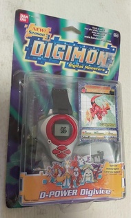 數碼暴龍機 美版031 紅色 歐版盒說卡 Digivice D-power d-ark digimon 啟人 紅蓮