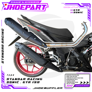 Knalpot Standar Racing SONIC GTR 150 tabung mx king Original Jhoe Muffler